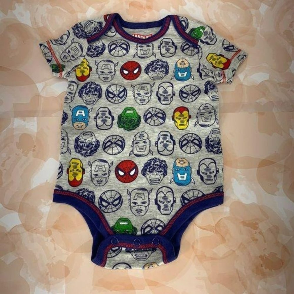 Marvels Avengers 0-3‎ Months bodysuit